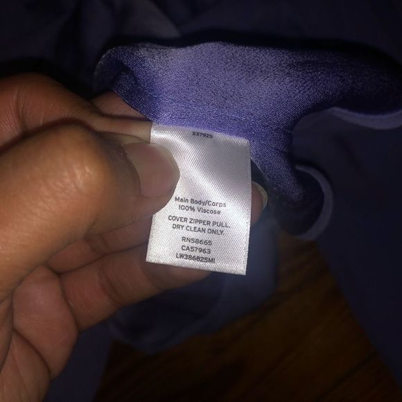 Lewit Womens Purple Jacquard Ruffle Flutter Sleeves Crop Top Sz Small (1) $279 - Picture 6 of 8